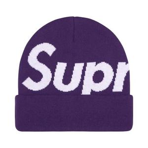 Бини Supreme Big Logo Beanie 'Фиолетовый'