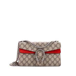Маленькая сумка на плечо Dionysus Bag GG Crystal Embellished Metal