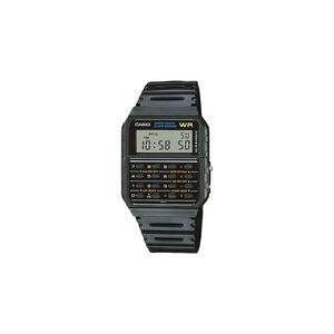 Мужские цифровые часы CA-53W-1Z, черный ремешок из смолы, спортивные часы-калькулятор