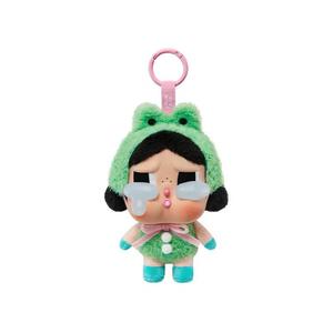 Плюшевые игрушки Pop Mart CryBaby Crying Again Series Vinyl Face Plush 'What A Frog'