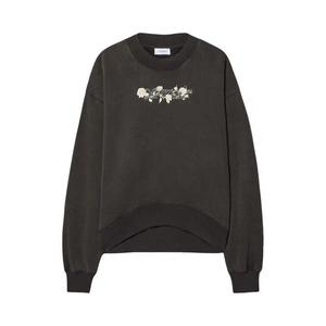 Свитшоты Off-White Bookish Roses Over Crew Sweatshirt 'Мытый черный'