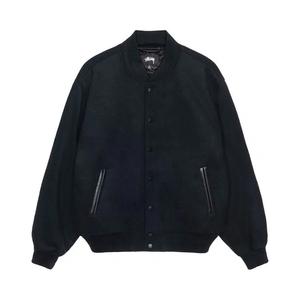 Куртки Stussy Sport Melton Varsity Jacket 'Black'