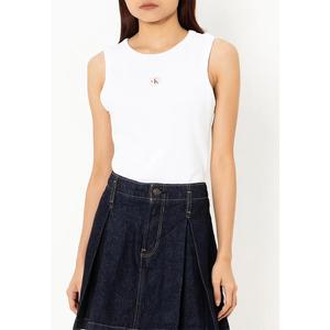 Ребристый топ-майка - Calvin Klein Jeans