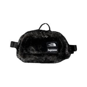 Поясные сумки Supreme x The North Face Faux Fur Waist Bag 'Black'