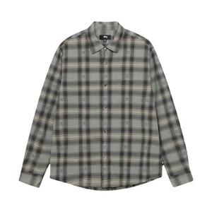 Рубашки на пуговицах Stussy Motif Plaid Shirt 'Серый'
