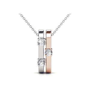 Колье My Crystal Story с кристаллами SWAROVSKI® — двухцветное золото/прозрачный
