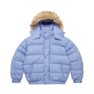 Пуховик Supreme Facemask 700-Fill Down Puffer Jacket 'Голубой'