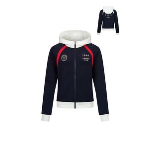 ЖЕНСКАЯ КУРТКА С КАПЮШОНОМ TENNIS CLUB LOGO COLOR BLOCK