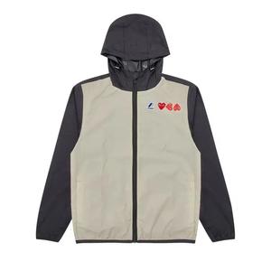 Молнии Comme des Garçons PLAY x K-Way Full Zip Hoodie 'Бежевый/Черный'