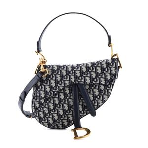 Сумка через плечо Saddle Handbag with Strap Oblique Canvas Medium