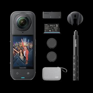 Insta360 X5 панорамная экшн-камера Essentials Bundle универсальный комплект - Black