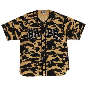 Рубашки на пуговицах BAPE 1st Camo Baseball Shirt 'Желтый'