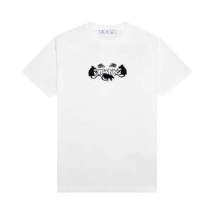 Футболки Off-White Cat Over Skate Short-Sleeve Tee 'White/Black'