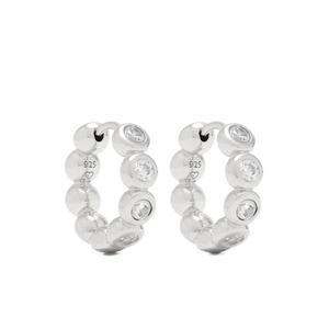 Маленькие серьги-кольца Tennis