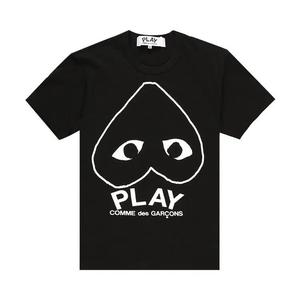 Рубашки на пуговицах Comme des Garçons PLAY Heart Outline Shirt 'Черный'