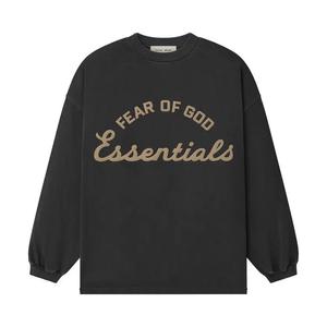 Футболки с длинным рукавом Fear of God Essentials 90's Long-Sleeve Tee «Faded Iron Grey»