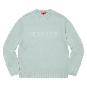 Свитер Supreme Embossed Sweater 'Светло-голубой'