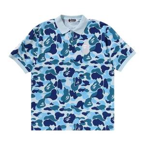 Поло BAPE ABC Camo Large Ape Head Polo 'Синий'