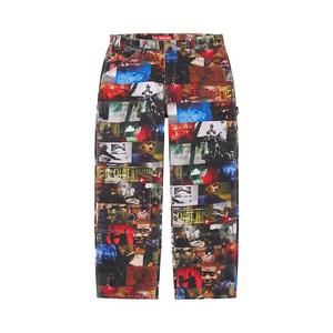 Штаны Supreme Nas and DMX Collage Double Knee Denim Painter Pant 'Многоцветный'