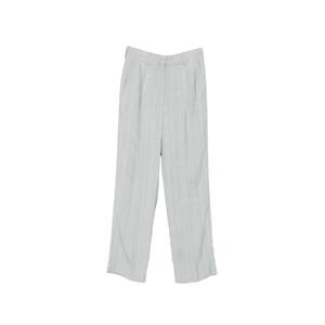 Плиссированные брюки в полоску