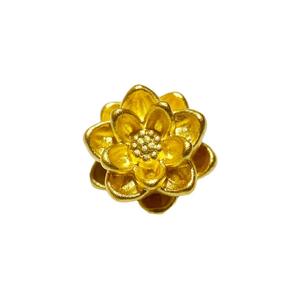 [SPECIAL] LITZ подвеска из золота 999 (24K) в форме цветка лотоса, модель EPC0974 (0.09г+/-)