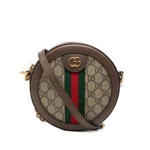 Сумка через плечо Mini GG Supreme Web Ophidia Round (2016-2026 годы)