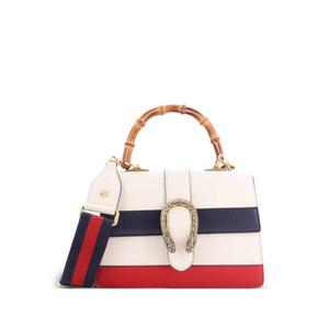 Сумка-сэтчел Dionysus Bamboo Top Handle Bag Colorblock среднего размера