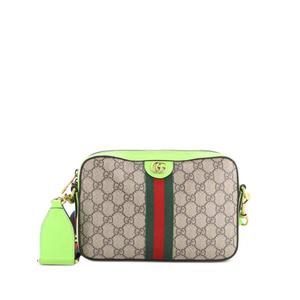 Маленькая сумка через плечо Ophidia Zip Wristlet с логотипом GG