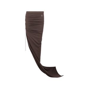 Юбка макси с кулиской из коллаборации с Rick Owens