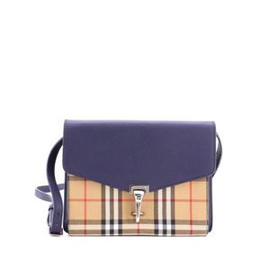 Маленькая сумка через плечо Macken из кожи и канваса в клетку Vintage Check