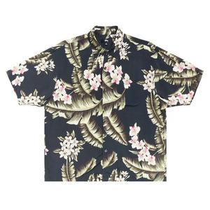 Рубашка на пуговицах Stussy Hawaiian Floral Short-Sleeve Shirt 'Черный'