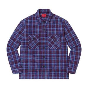 Фланелевые рубашки Supreme Heavy Flannel Shirt 'Dark Plum'