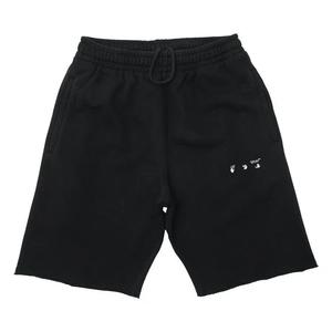 Шорты Off-White Sprayed Caravaggio Sweatshort 'Черный/Белый'