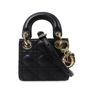 Стеганая мини-сумка Lady Dior