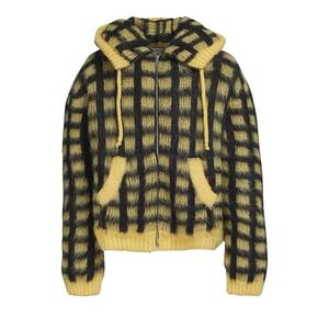 Кардиганы Marni Check Fuzzy Knit Cardigan 'Кукурузный'