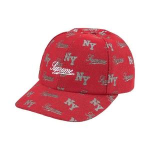 Кепки Supreme Monogram 6-Panel 'Red'