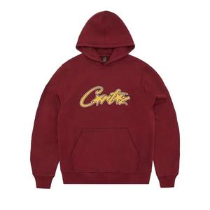 Худи Corteiz Satin Applique Allstarz Hoodie 'Бордовый'
