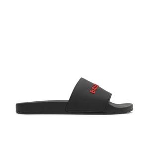 Balenciaga Pool Slides 'Черный красный'