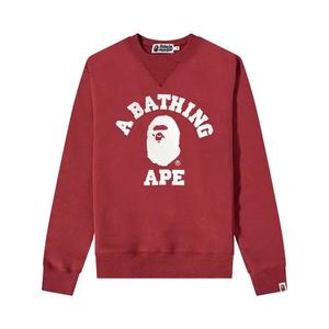 Свитера BAPE College Crew Sweat «Бургунди»