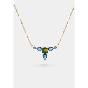 Колье Cleo Blue Trillium с аммолитом