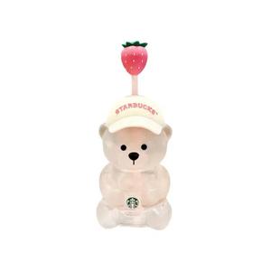 Коллекционные предметы Starbucks Bearista Glass Tumbler 'Summer Pink/Strawberry Topper'
