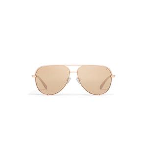 QUAY High Key Oversized солнцезащитные очки - розовое золото/загар розовый