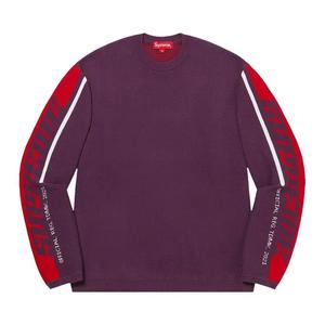 Свитера Supreme Sleeve Stripe Sweater 'Plum'