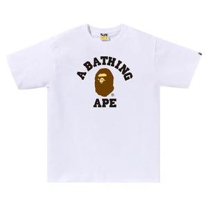 Футболки с коротким рукавом BAPE College Tee «White»