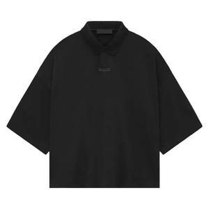 Поло Fear of God Essentials Pique Cropped Polo 'Чёрный'
