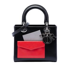 Сумка-сэтчел Lady Dior среднего размера с карманами (2014 год)