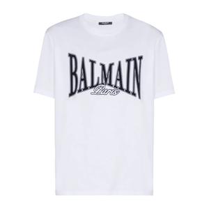 Футболка с принтом Balmain College