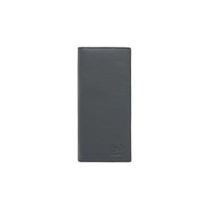 Зернистый кожаный RFID-бумажник-бифолд с длинным отделением для монет для мужчин PWB 20576