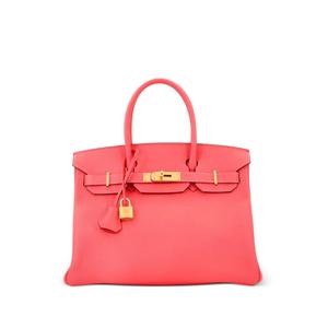 Сумка-сэтчел Birkin Handbag Red Epsom with Gold Hardware 30