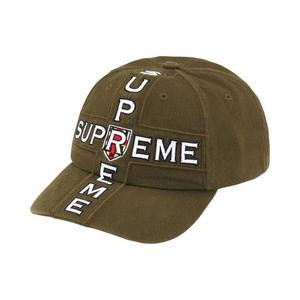 Кепки Supreme Cross 6-Panel 'Olive'